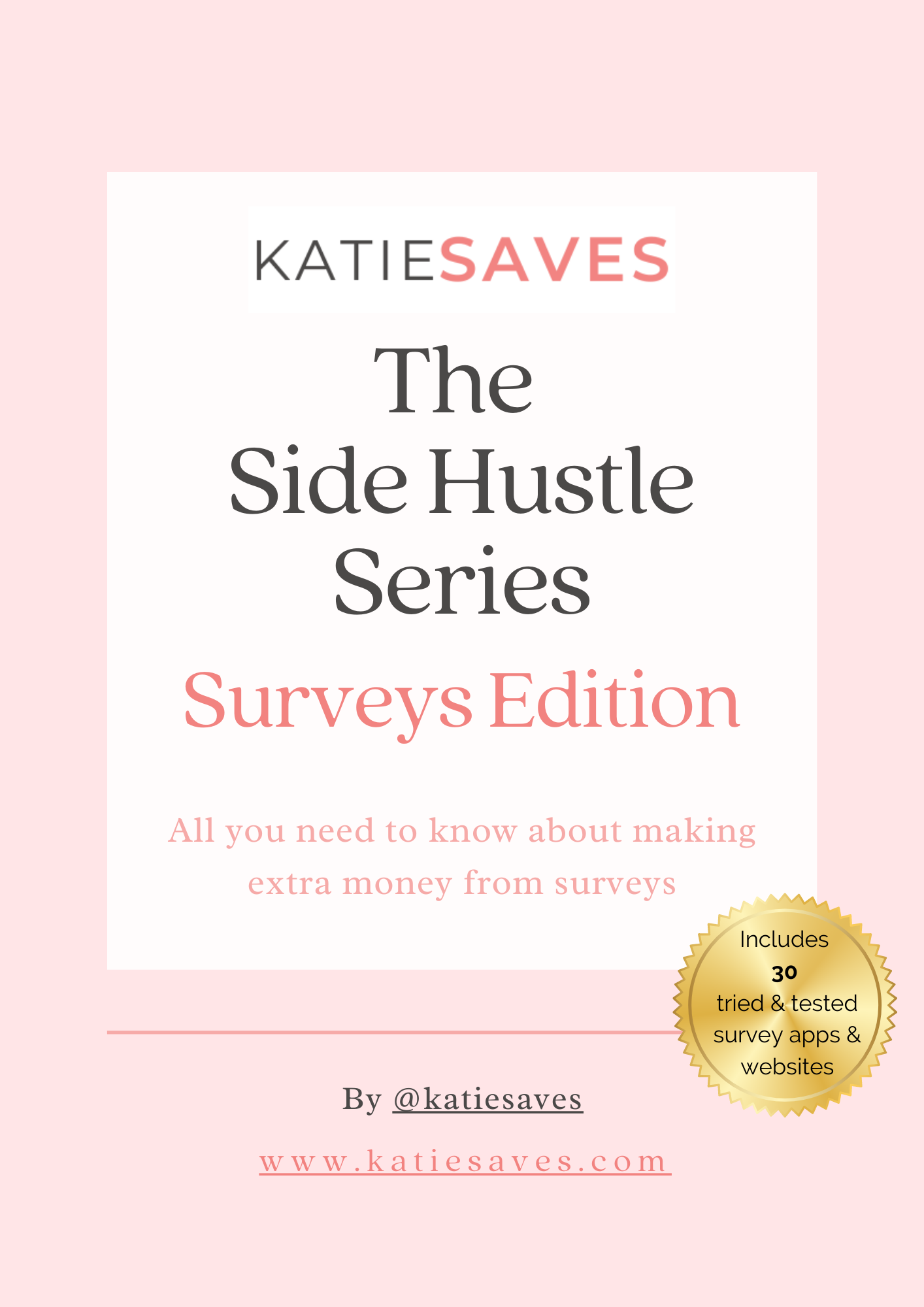 The Side Hustle Series - Surveys Edition